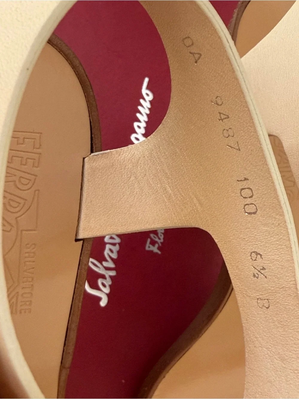 Salvatore Ferragamo Palba Butter Calf Leather Block Heel Sandals